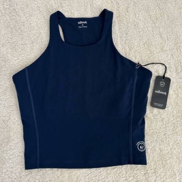 Allbirds Women's Natural Run Form Tank True Navy NWT Size - M - Picture 7 of 7